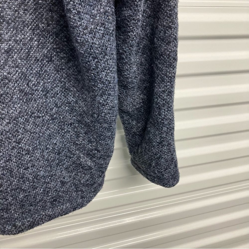 Orvis Heathered Blue Zip-Up Sweater - Picture 11 of 13
